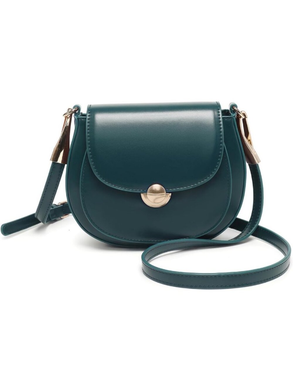 Chic Saddle Bag Crossbody for Women | Twist Lock Shoulder Purse, Stylish